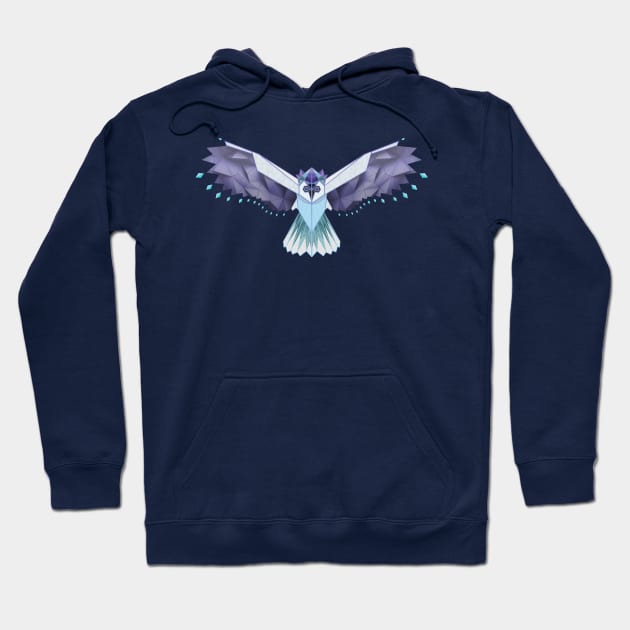 Ice Owl Hoodie by Lumos19Studio